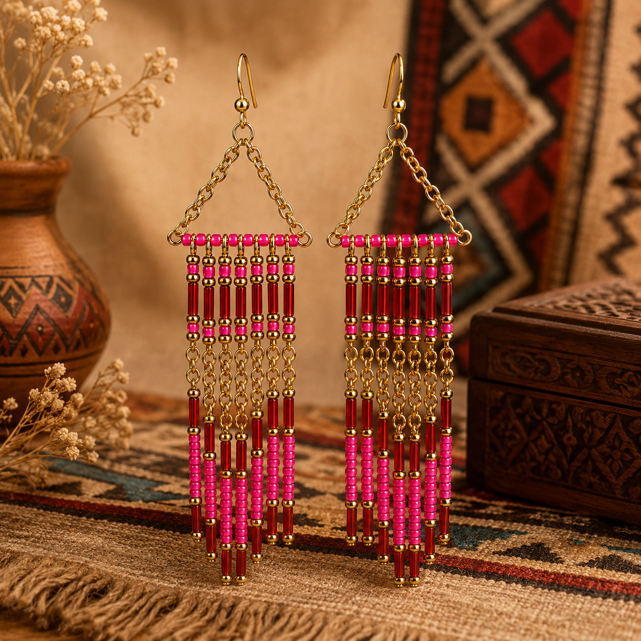 Bohemian Fringe Earrings 民族風流蘇耳環