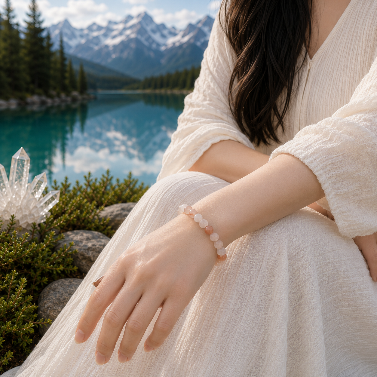 Pink Aventurine Bracelet 粉紅東菱玉手鏈