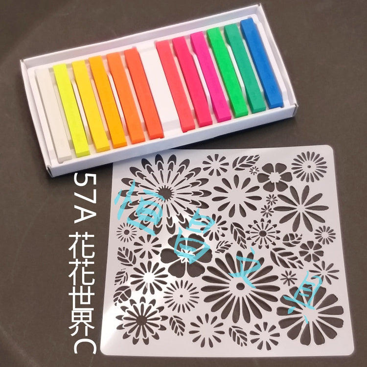 花草模板 Flower and Plant Stencils