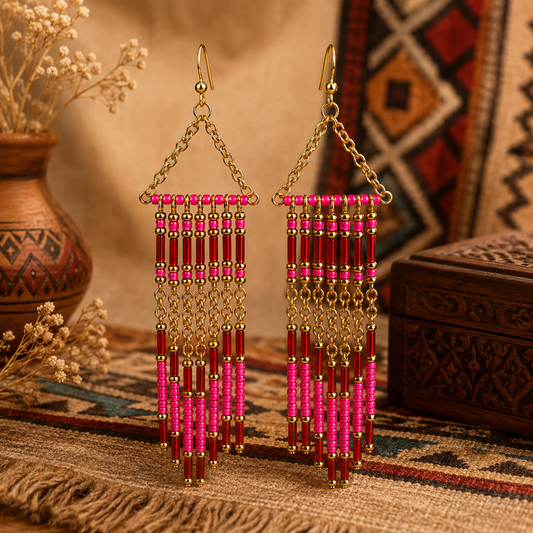 Bohemian Fringe Earrings 民族風流蘇耳環