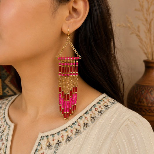 Bohemian Fringe Earrings 民族風流蘇耳環