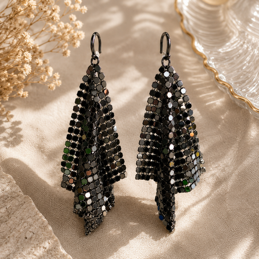 Midnight Mesh Earrings 午夜魅影耳環