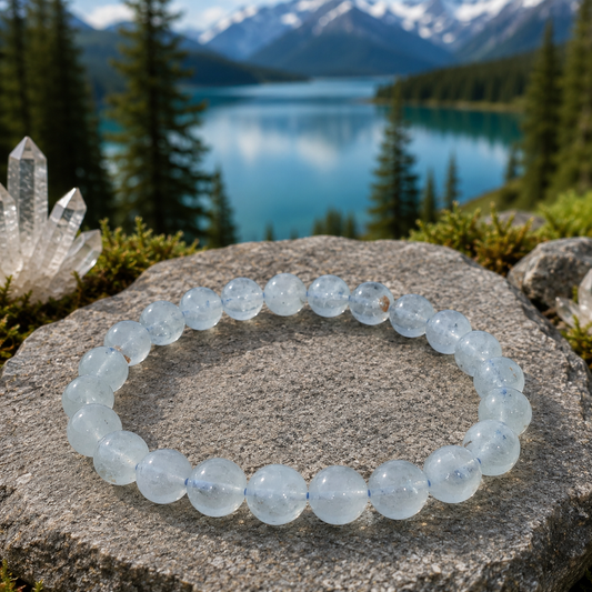 Brazilian Aquamarine Bracelet 巴西海藍寶手鏈