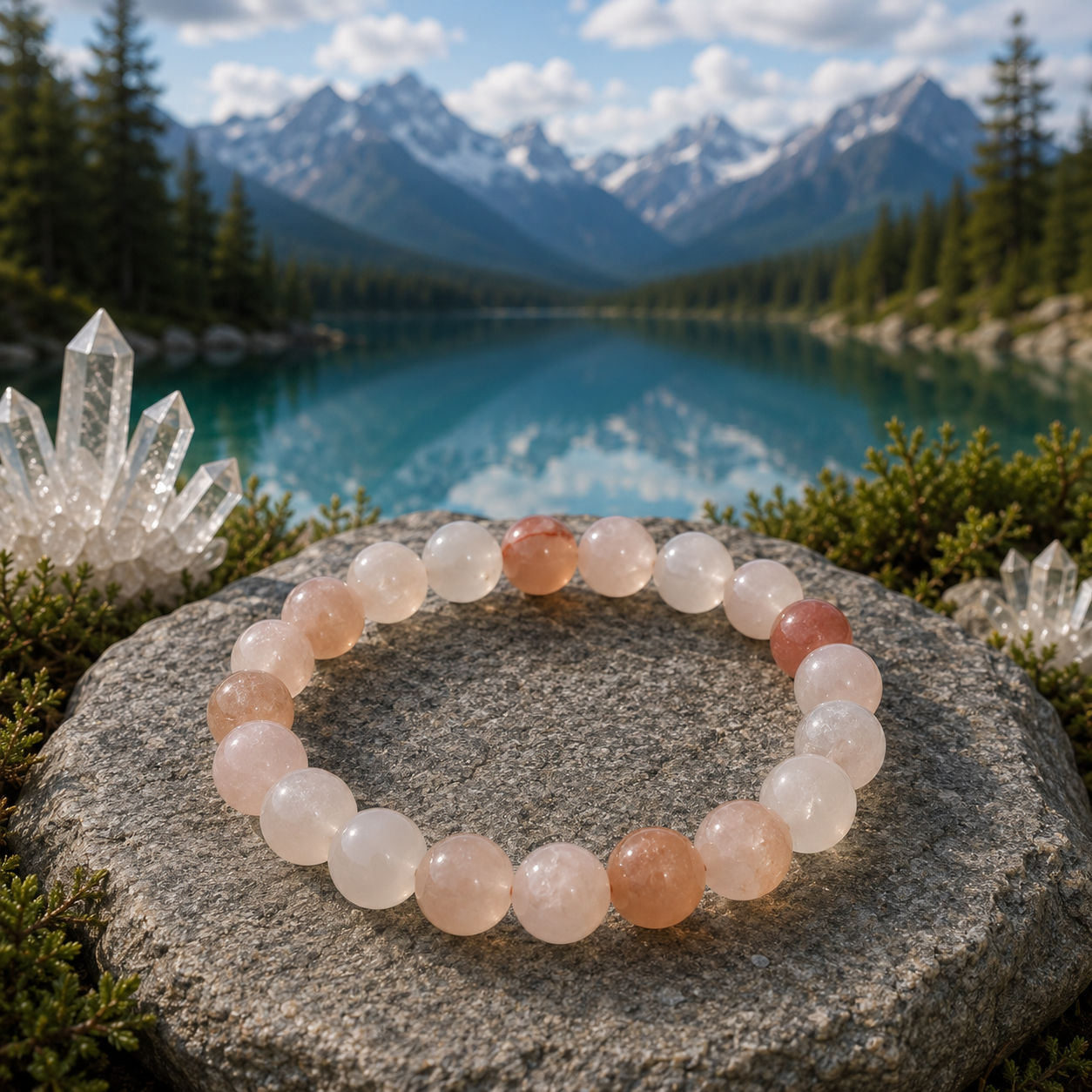 Pink Aventurine Bracelet 粉紅東菱玉手鏈