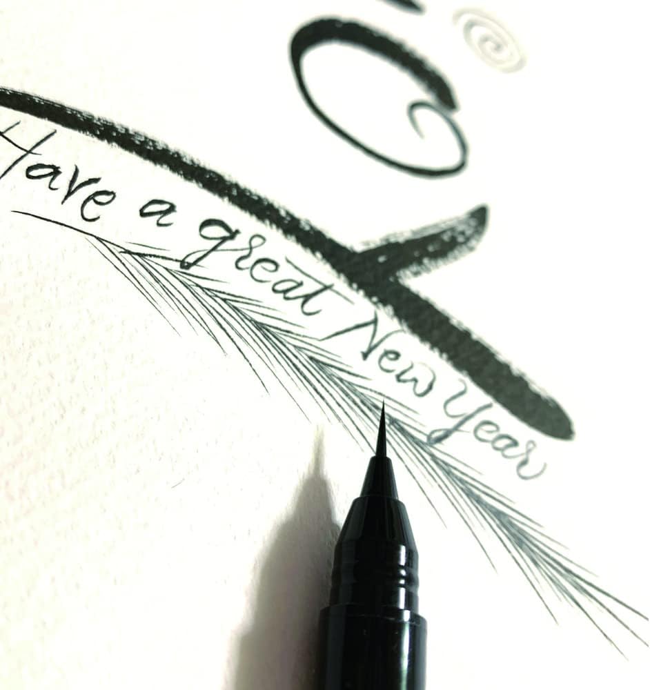 吳竹 愛Liner 超極細毛筆 黑 Kuretake ai Liner, Ultra fine Brush Pen, Black
