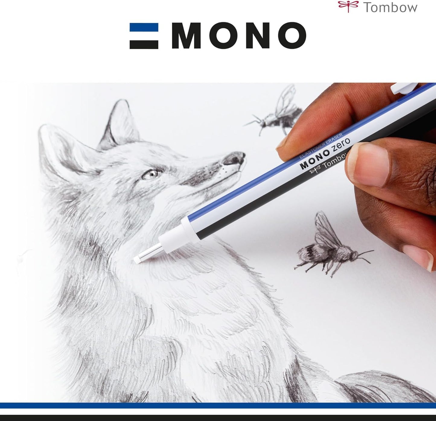日本蜻蜓牌Mono Zero高性能極細擦膠筆 (丸形) Tombow Mono Zero Eraser Pen